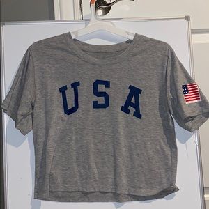 Grey short sleeve, USA